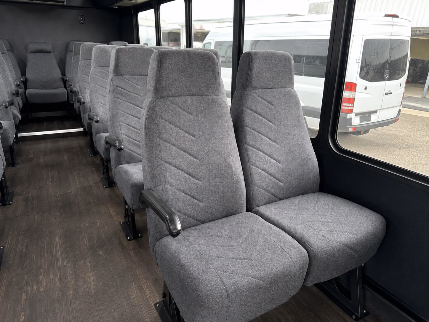 auburn 18 passenger minibus interior