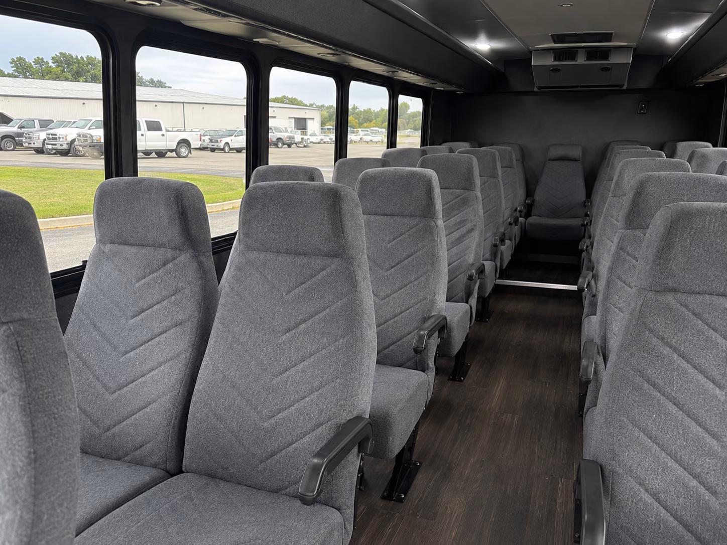 auburn 20 passenger minibus interior