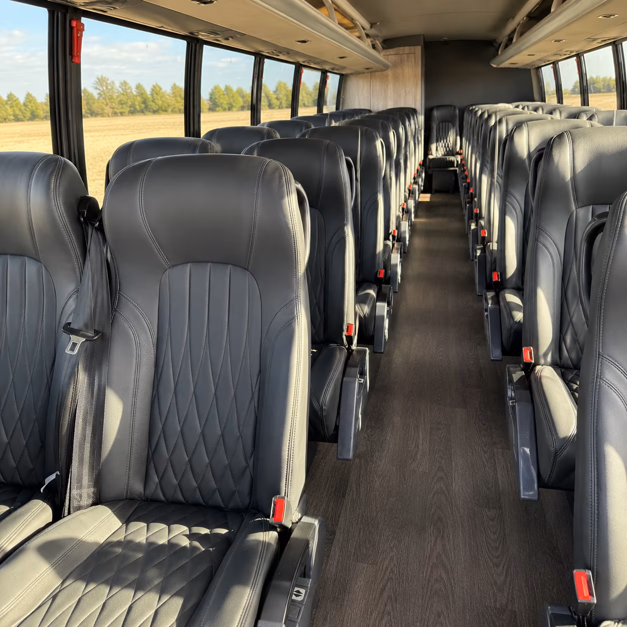auburn 25 passenger minibus inside