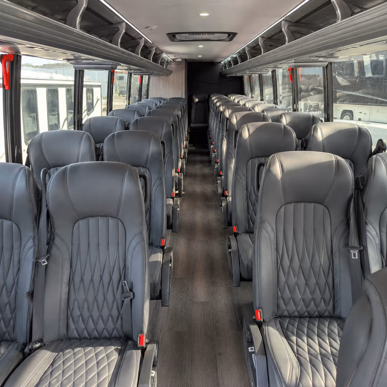 auburn 28 passenger minibus inside