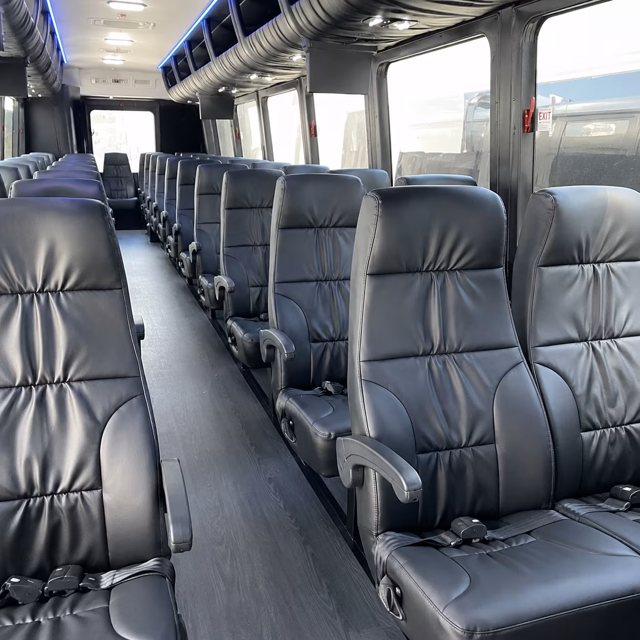 auburn 30 passenger minibus inside