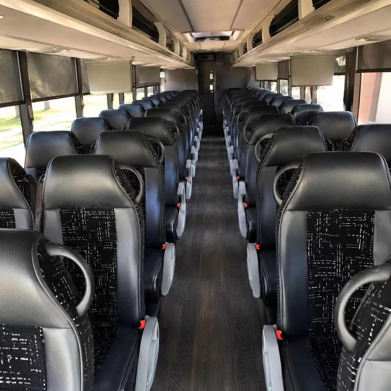 auburn charter bus inside