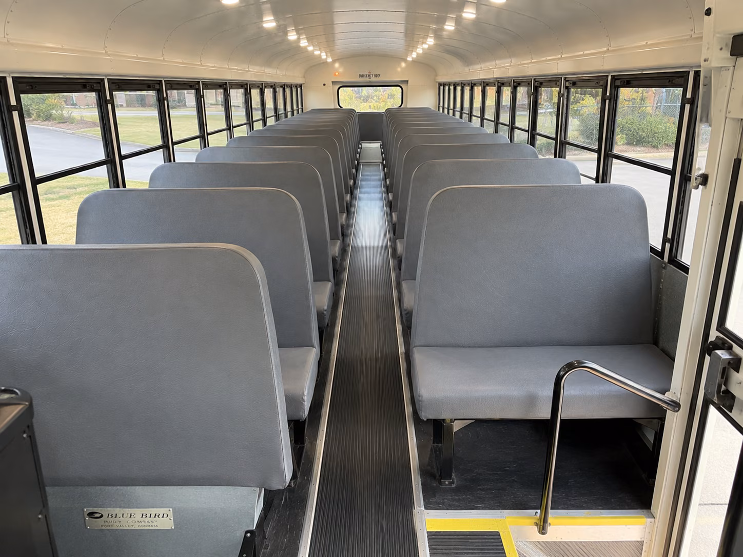 auburn school bus interior