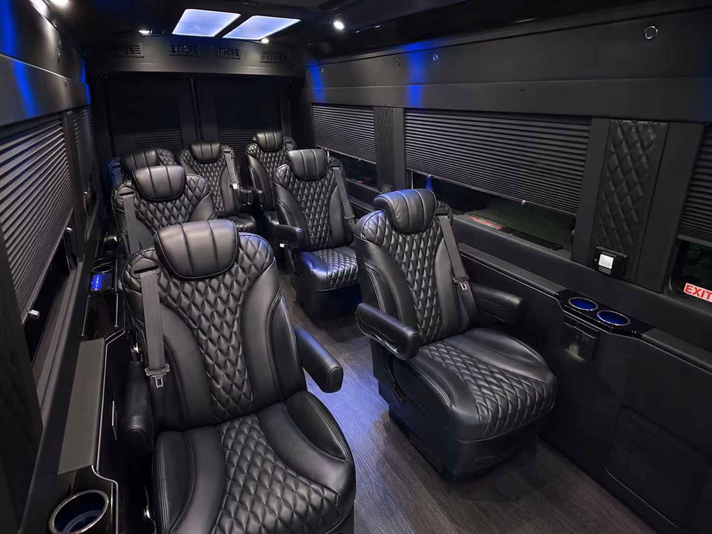 auburn sprinter van with driver inside