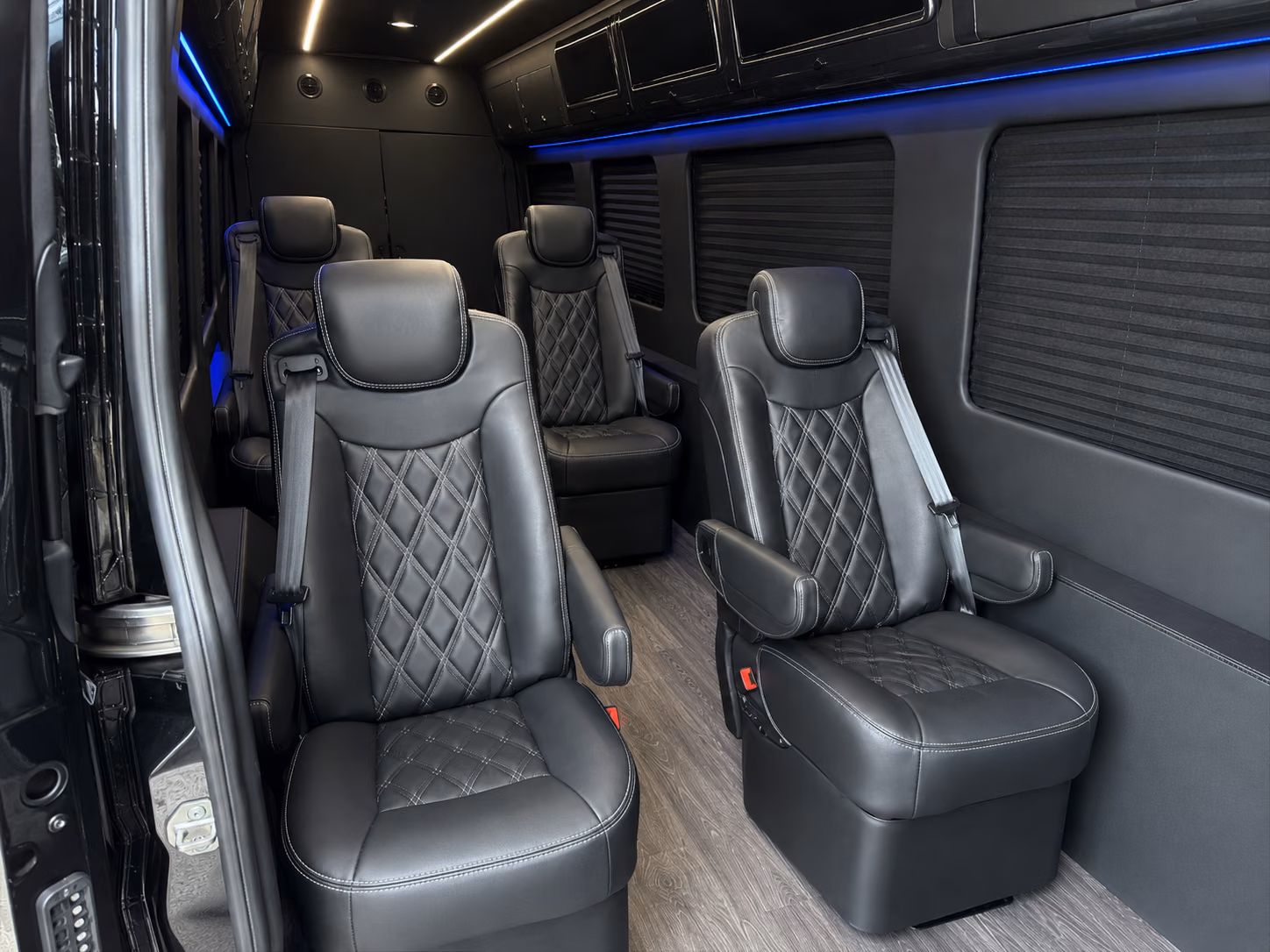 auburn sprinter van with driver interior